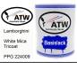 Preview: Lamborghini, White Mica Tricoat, PPG 224009: 1L Lackdose, von ATW Autoteile West.